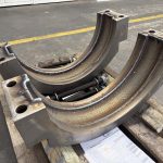 Lagerschalen durch Auftragsschweißen bei der momac in Moers / NRW aufarbeiten / reparieren